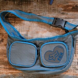 Fox Teal and Charcoal Hip Pack